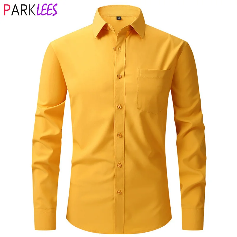 Yellow Mens Dress Sirts 2023 Sprin New Reular Fit Stretc Button Down Sirt Men Wrinkle-Free Easy Care Causal Formal Cemise
Yellow Mens Dress Sirts 2023 Sprin New Reular Fit Stretc Button Down Sirt Men Wrinkle-Free Easy Care Causal Formal Cemise