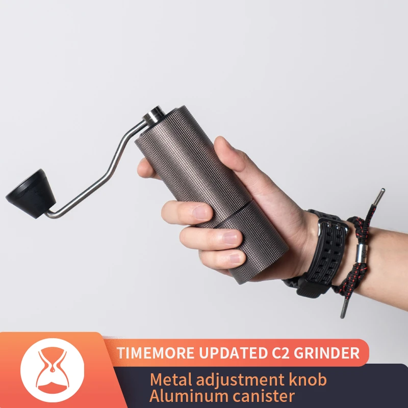 Timemore upgrade Chestnut C2 High quality Aluminum Manual Coffee grinder Stainless steel Burr grinder Mini Coffee milling
Timemore upgrade Chestnut C2 High quality Aluminum Manual Coffee grinder Stainless steel Burr grinder Mini Coffee milling