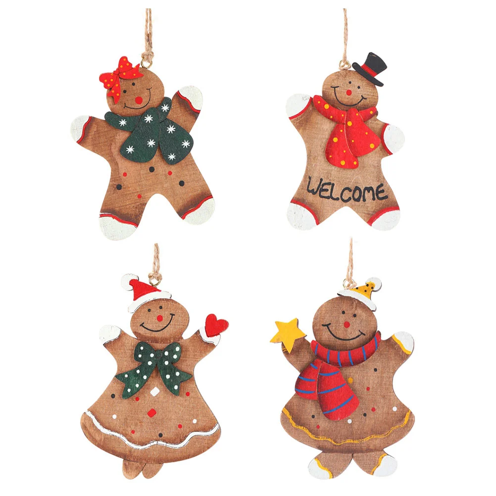 4 Pcs Christmas Decorations Tree Pendant Hanging Accessories Ornament Gingerbread Man Child
4 Pcs Christmas Decorations Tree Pendant Hanging Accessories Ornament Gingerbread Man Child