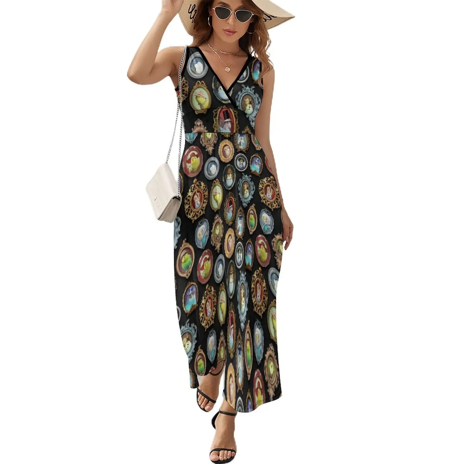 Cute Parrot Meme Dress Funny Animal Print Streetwear Boho Beach Long Dresses Female Sexy Maxi Dress Print Vestidos Gift Idea
Cute Parrot Meme Dress Funny Animal Print Streetwear Boho Beach Long Dresses Female Sexy Maxi Dress Print Vestidos Gift Idea