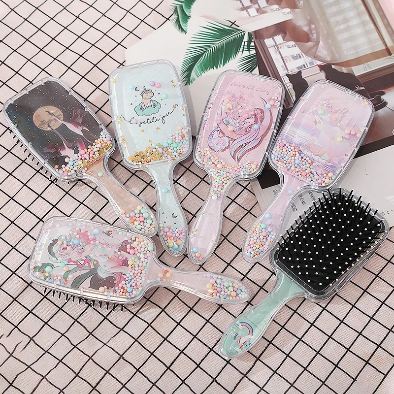 Cartoon Cute Hair Brush Print Air Cushion Comb Transparent Massage Plastic Pony Airbag Combs Detangling Hair Brushes
Cartoon Cute Hair Brush Print Air Cushion Comb Transparent Massage Plastic Pony Airbag Combs Detangling Hair Brushes