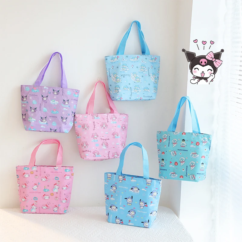 Kawaii Sanrio Handbag Hello Kittys Y2K Kuromi Cinnamoroll Anime Cute Storage Bag Bento Box Bag Decoration Toys for Girls Gifts
Kawaii Sanrio Handbag Hello Kittys Y2K Kuromi Cinnamoroll Anime Cute Storage Bag Bento Box Bag Decoration Toys for Girls Gifts
