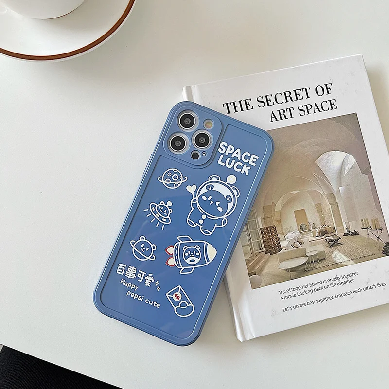 Creative Cute Cartoon Astronaut Bear Planet Lavender Grey Anti-drop Shell For iphone 11 12 13 Pro Max XR X 6 7 8 Plus Phone Case
Creative Cute Cartoon Astronaut Bear Planet Lavender Grey Anti-drop Shell For iphone 11 12 13 Pro Max XR X 6 7 8 Plus Phone Case