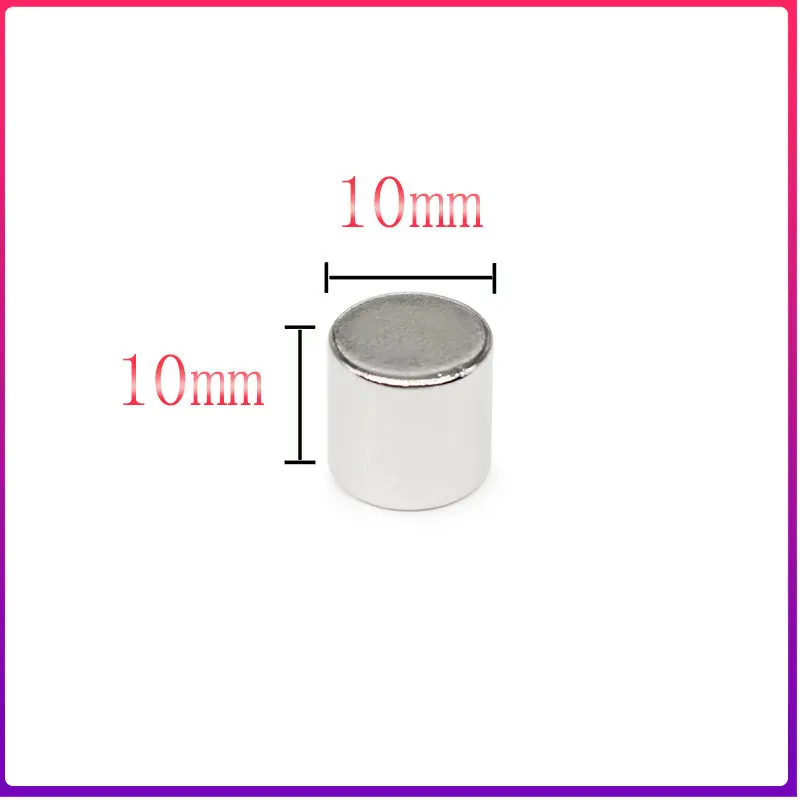 5/10/20/25/50PCS 10x10 mm Disc Rare Earth Magnets 10x10mm Round Neodymium Magnet Strong 10mmx10mm Permanent Magnet 10*10 N35
5/10/20/25/50PCS 10x10 mm Disc Rare Earth Magnets 10x10mm Round Neodymium Magnet Strong 10mmx10mm Permanent Magnet 10*10 N35
