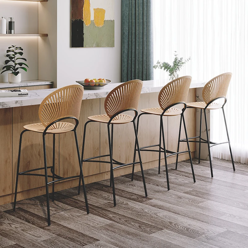 Nordic Solid Wood Back Bar Chair For Kitchen Home Furniture Modern Simple Bar Stool Designer Luxury Backrest High Bar Chairs
Nordic Solid Wood Back Bar Chair For Kitchen Home Furniture Modern Simple Bar Stool Designer Luxury Backrest High Bar Chairs