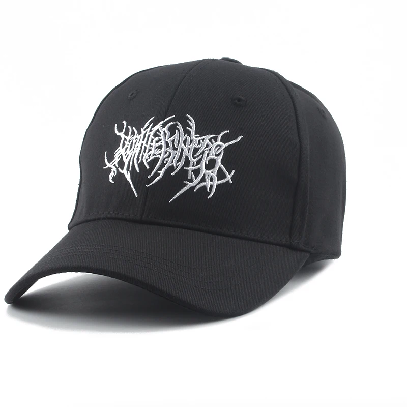 Embroidery Gothic Street Punk Frauen Baseball Cap Men 100% Cotton Adjstable Solid Black Sports Caps Women Hip Hop Dad Hat New
Embroidery Gothic Street Punk Frauen Baseball Cap Men 100% Cotton Adjstable Solid Black Sports Caps Women Hip Hop Dad Hat New