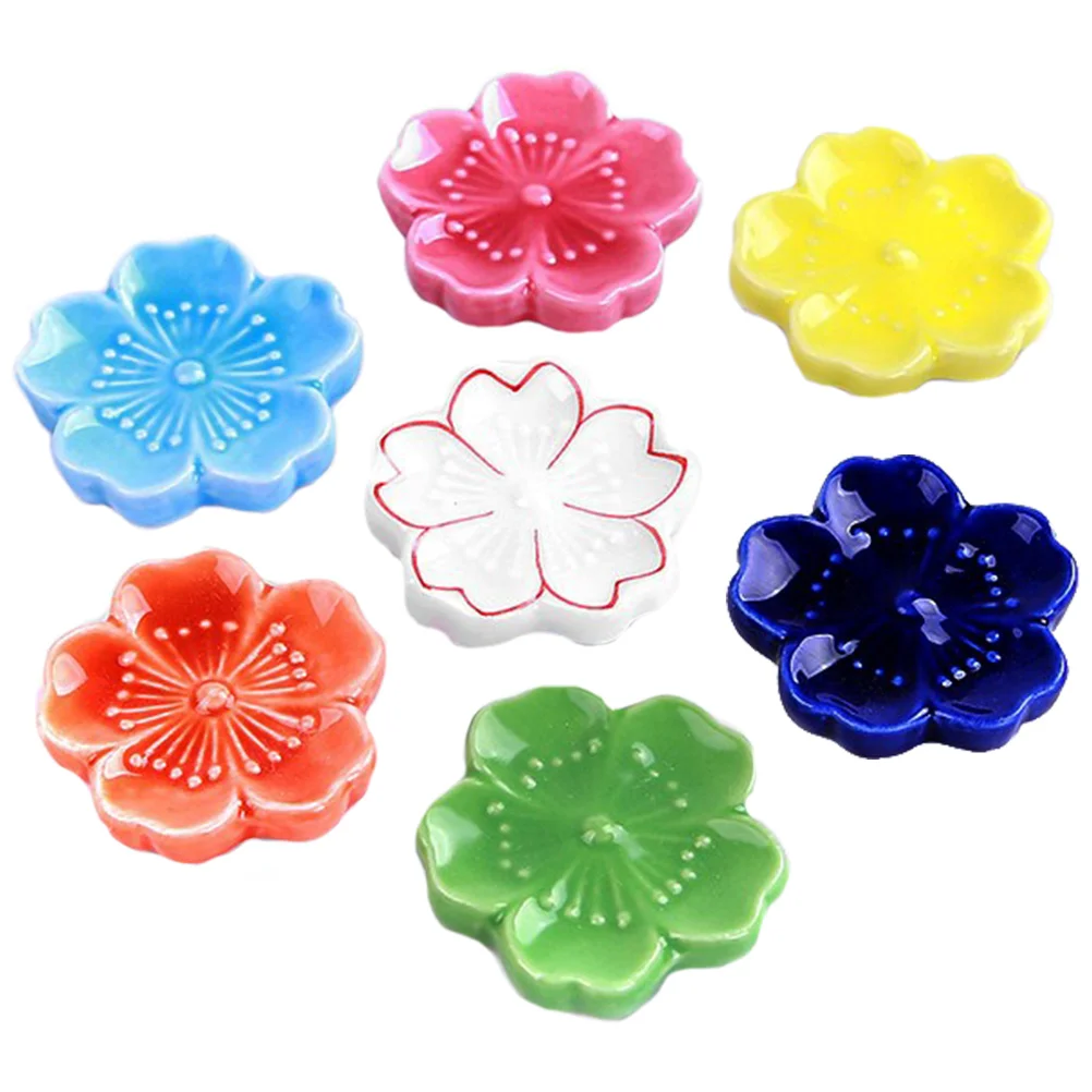7 Pcs Ceramic Cherry Blossom Chopstick Rest Decorative Japanese Style Chopsticks Stand Dining Table Centerpieces Dining Rack
7 Pcs Ceramic Cherry Blossom Chopstick Rest Decorative Japanese Style Chopsticks Stand Dining Table Centerpieces Dining Rack