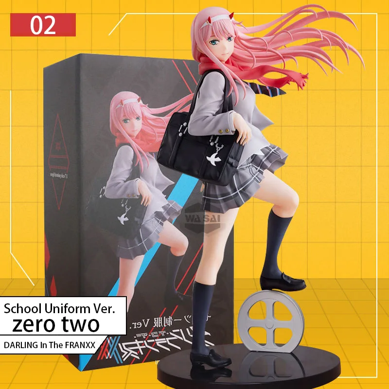 Japanese Anime DARLING In The FRANXX Zero School Uniform Version PVC Action Figures Toy Collectible Model toys
Japanese Anime DARLING In The FRANXX Zero School Uniform Version PVC Action Figures Toy Collectible Model toys