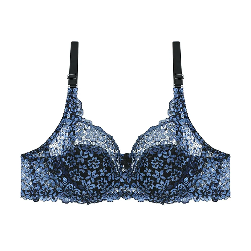 Кружевной прозрачный женский бюстгальтер с большой чашкой
Кружевной прозрачный женский бюстгальтер с большой чашкой