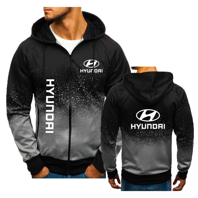 Loose comfortable men's hooded jacket Hyundai car logo print Spring Autumn High Quality Hooded Sweatshirts Zipper Clothing
Loose comfortable men's hooded jacket Hyundai car logo print Spring Autumn High Quality Hooded Sweatshirts Zipper Clothing