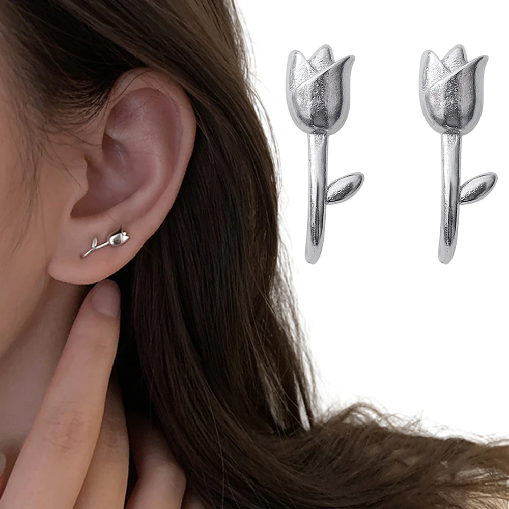 New Trendy Tulip Stud Earrings for Women 2022 Fashion Jewelry Ear Stud Lady Girls Charming Ear Rings 925 Silver Jewelry Gifts
New Trendy Tulip Stud Earrings for Women 2022 Fashion Jewelry Ear Stud Lady Girls Charming Ear Rings 925 Silver Jewelry Gifts