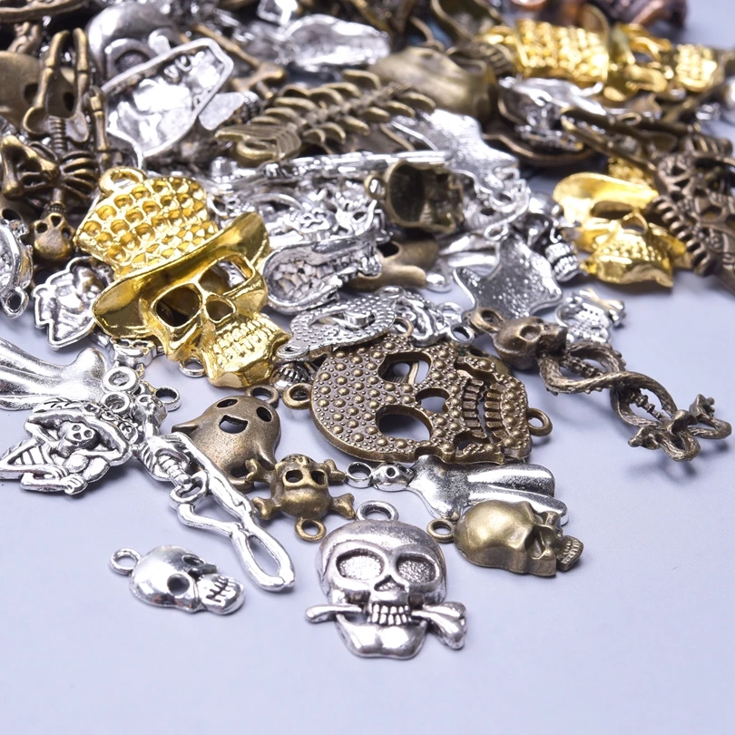 20pcs Skull Alloy Charm Antique Bronze Mixed Series Tibetan Silver Retro Punk Pendants Accessories DIY Craft Handmade Findings
20pcs Skull Alloy Charm Antique Bronze Mixed Series Tibetan Silver Retro Punk Pendants Accessories DIY Craft Handmade Findings