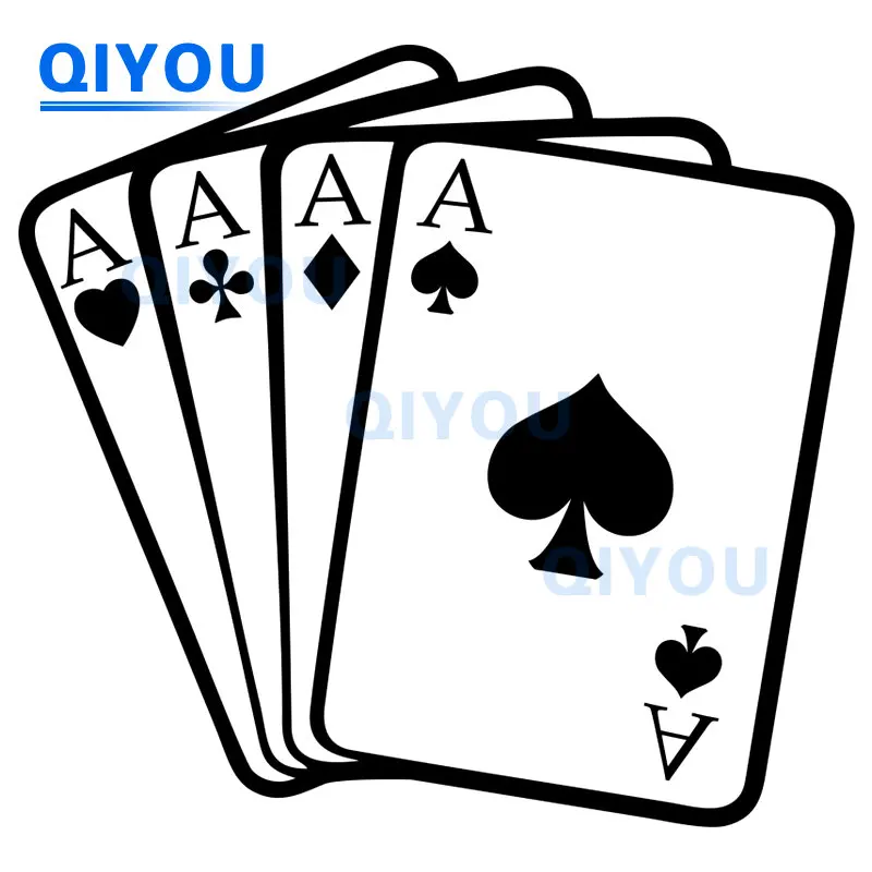 High Quality Four A Playing Cards Car Stickers Are Suitable for Die-cut PVC Decal for Car Body Windshield and Pull Rod Boxes
High Quality Four A Playing Cards Car Stickers Are Suitable for Die-cut PVC Decal for Car Body Windshield and Pull Rod Boxes