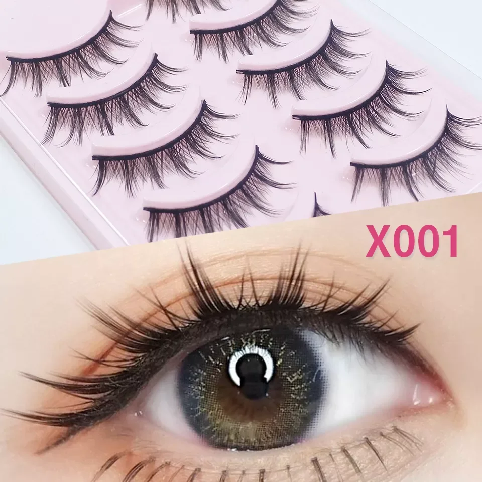 5 Pairs Manga Lashes New Arrival Anime Cosplay Natural Wispy Lashes Korean Makeup Artificial False Eyelashes 
5 Pairs Manga Lashes New Arrival Anime Cosplay Natural Wispy Lashes Korean Makeup Artificial False Eyelashes
