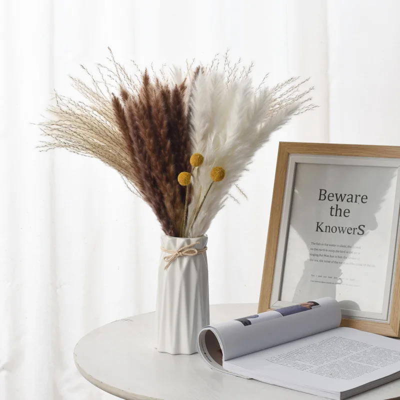 Christmas Decoration Chambre 45CM Pampas Grass Dried Flowers Secas Flores Artificiales Wedding Dekoration Home Decor Accessories
Christmas Decoration Chambre 45CM Pampas Grass Dried Flowers Secas Flores Artificiales Wedding Dekoration Home Decor Accessories