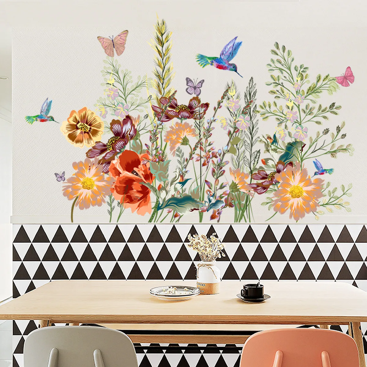 Garden Flower Butterfly Wall Stickers Plants Room Decor Green Leaf Peel and Stick Headboard Decoration Christmas Home
Garden Flower Butterfly Wall Stickers Plants Room Decor Green Leaf Peel and Stick Headboard Decoration Christmas Home