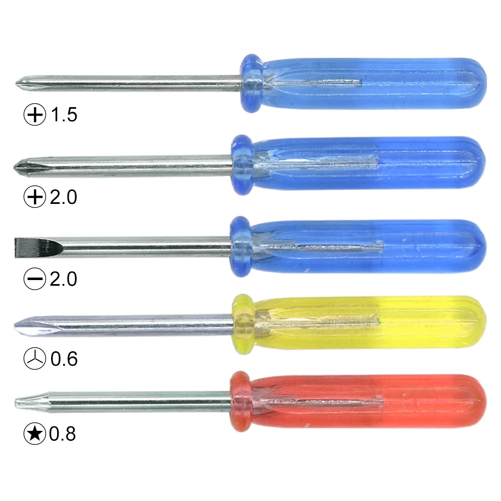 45mm*2mm Mini Phillips Slotted 0.8 Pentalobe 0.6Y Cross Word Head Five-pointed Star Screwdriver Electronic MainteTool 1000pcs
45mm*2mm Mini Phillips Slotted 0.8 Pentalobe 0.6Y Cross Word Head Five-pointed Star Screwdriver Electronic MainteTool 1000pcs