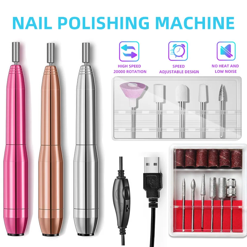 20000 RPM Electric Nail Drill Machine Manicure Machine Set USB Charging Mill Cutter for Manicure Nail File Pedicure Tools
20000 RPM Electric Nail Drill Machine Manicure Machine Set USB Charging Mill Cutter for Manicure Nail File Pedicure Tools