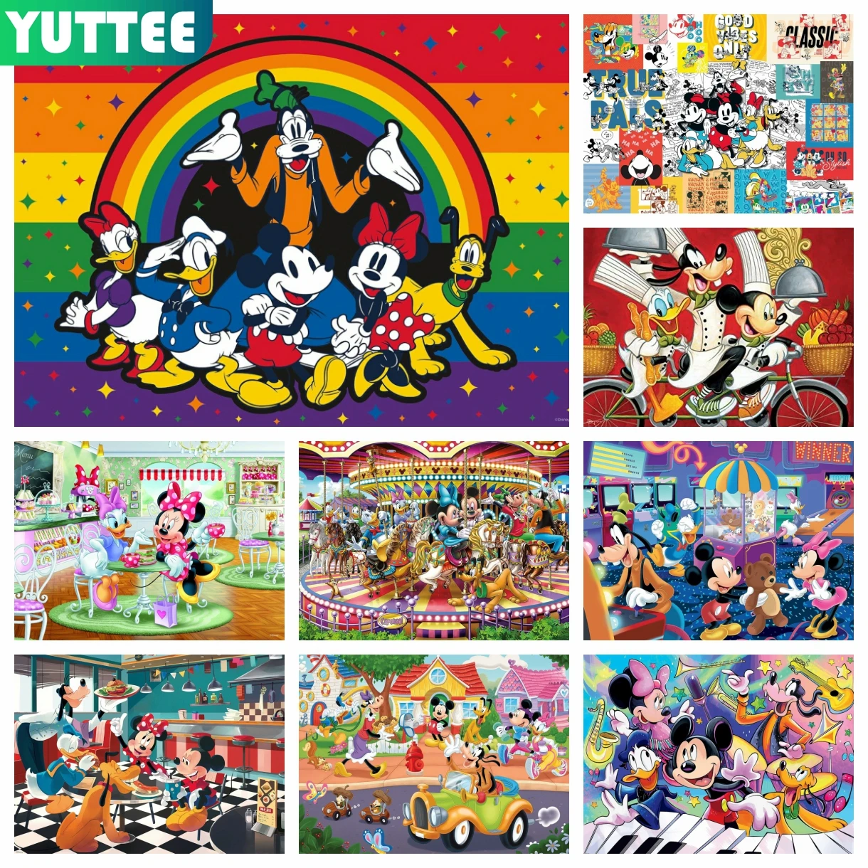 Disney Mickey and Friends 5D DIY Diamond Painting Mosaic Cartoon Embroidery Cross Stitch Picture Handicrafts Home Decor Kid Gift
Disney Mickey and Friends 5D DIY Diamond Painting Mosaic Cartoon Embroidery Cross Stitch Picture Handicrafts Home Decor Kid Gift
