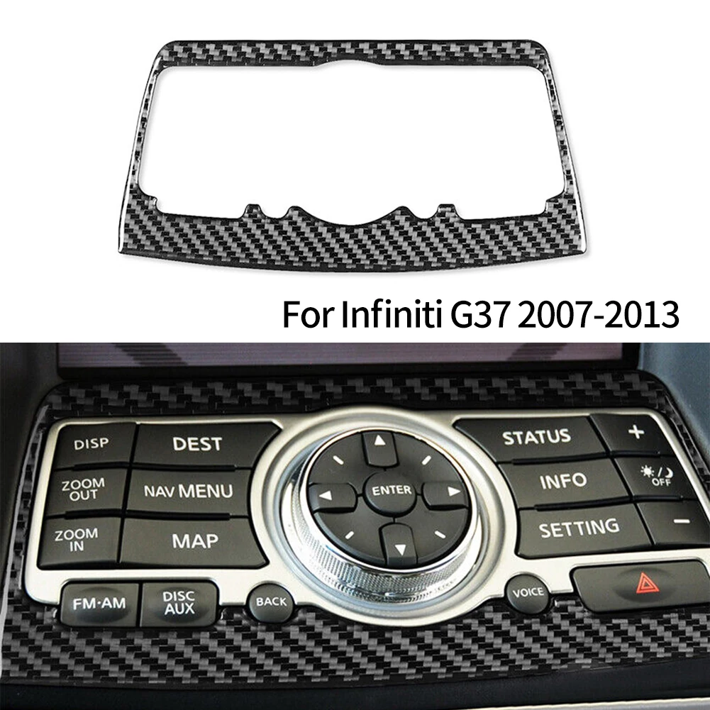 High Quality Real Carbon Fiber Carbon Fiber Car Center Multimedia Panel Cover Trim For Infiniti G37 2007-2013
High Quality Real Carbon Fiber Carbon Fiber Car Center Multimedia Panel Cover Trim For Infiniti G37 2007-2013