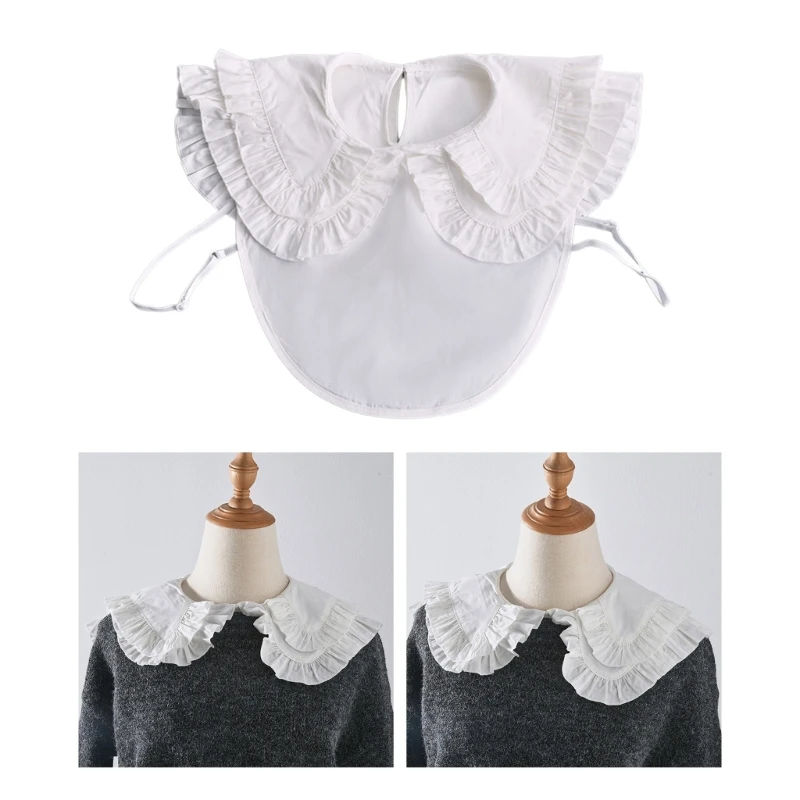 Блузка женская со съемным воротником, элегантная винтажная со съемным воротником с оборками, с воротником-стойкой, с воротником-стойкой, в японском стиле, для студенток
Блузка женская со съемным воротником, элегантная винтажная со съемным воротником с оборками, с воротником-стойкой, с воротником-стойкой, в японском стиле, для студенток