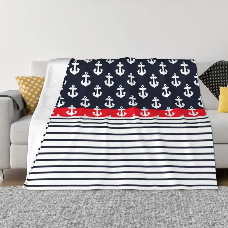 Anchor Texture Blanket Warm Fleece Soft Flannel Nautical Sailor Sea Style Throw Blankets for Bedroom Couch Office Spring Autumn
Anchor Texture Blanket Warm Fleece Soft Flannel Nautical Sailor Sea Style Throw Blankets for Bedroom Couch Office Spring Autumn