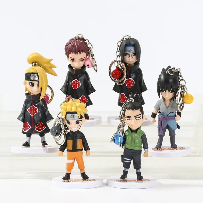 Bandai Cute Anime 6 Types Naruto Key Chain Naruto Sasuke Shikamaru Deidara Keychain Akatsuki Bell Pendant Keyring Children Gift
Bandai Cute Anime 6 Types Naruto Key Chain Naruto Sasuke Shikamaru Deidara Keychain Akatsuki Bell Pendant Keyring Children Gift