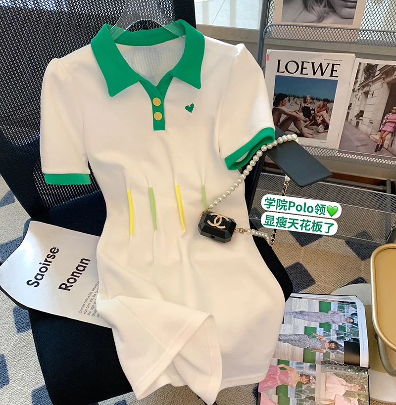 Белое зеленое Повседневное платье в стиле преппи для женщин с отложным воротником коротким рукавом Мини Летние трапециевидные универсальн...
Белое зеленое Повседневное платье в стиле преппи для женщин с отложным воротником коротким рукавом Мини Летние трапециевидные универсальн...