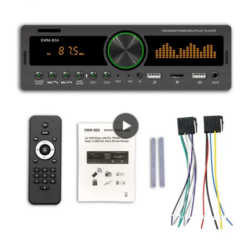 Aux Function Tf Card Fm Radio Universal Colorful Lossless Music Player Practical Portable Car Accessories 12v Mp3 Player
Aux Function Tf Card Fm Radio Universal Colorful Lossless Music Player Practical Portable Car Accessories 12v Mp3 Player