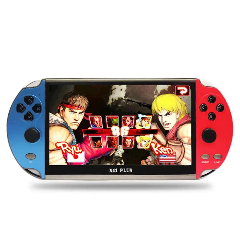 

New X12 Plus Retro Handheld Video Game Console 5.1inch IPS Screen Built-in 13000+Classic Games Portable Game Players