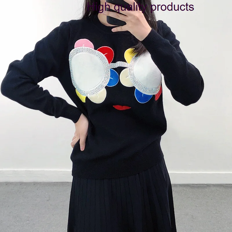 New 2023 Winter Clothes Women Beautiful Flower Glasses Pullover O-Neck Fashion Pulls Women'S Sweater Z27
New 2023 Winter Clothes Women Beautiful Flower Glasses Pullover O-Neck Fashion Pulls Women'S Sweater Z27