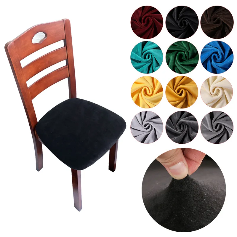 Elastic Velvet Fabric Super Soft Seat Cushion Covers Stretch Chair Cover Slipcovers for Hotel Banquet Home Dining Living Room
Elastic Velvet Fabric Super Soft Seat Cushion Covers Stretch Chair Cover Slipcovers for Hotel Banquet Home Dining Living Room