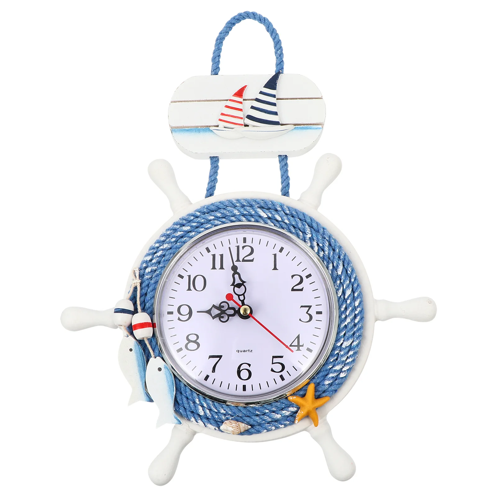 1Pc Clock Decorative Creative Fashion Rudder Shape Hanging Clock for Home Dedroom
1Pc Clock Decorative Creative Fashion Rudder Shape Hanging Clock for Home Dedroom