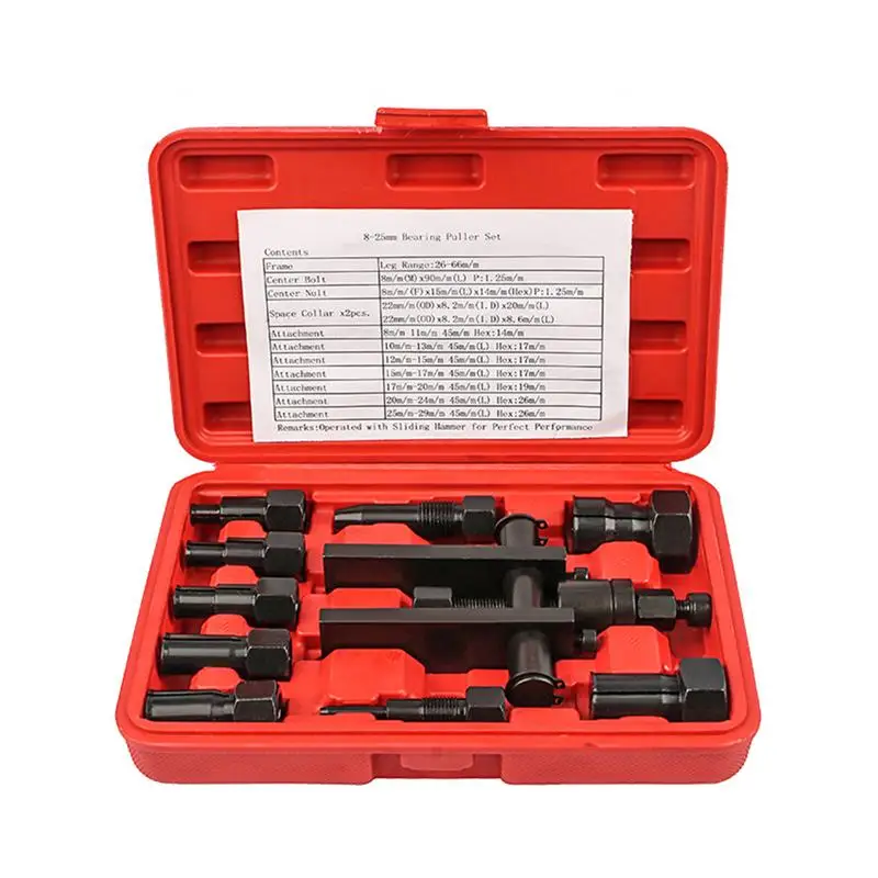 10pcs Practical Bearing Puller Motorcycle Bearing Removal Tool Puller with Box Motorcycle Bearing Removal Tool puller
10pcs Practical Bearing Puller Motorcycle Bearing Removal Tool Puller with Box Motorcycle Bearing Removal Tool puller