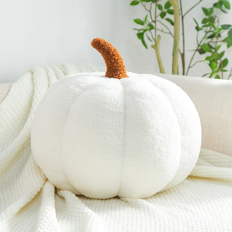 

Halloween Pumpkin Plush Toy Kawaii Plushies Pillows Cute Plant Soft Stuffed Doll Holidays Props Decorative Throw Pillow for Kid