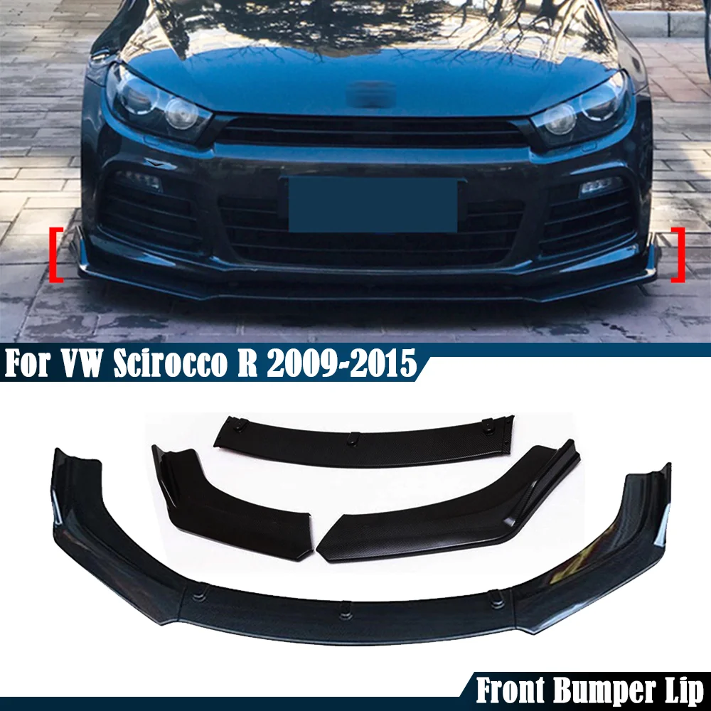 Carbon Fiber Look Car Front Bumper Lip Splitter Front Lip Spoiler Diffuser Chin Guard Protector For VW Scirocco R 2009-2015
Carbon Fiber Look Car Front Bumper Lip Splitter Front Lip Spoiler Diffuser Chin Guard Protector For VW Scirocco R 2009-2015