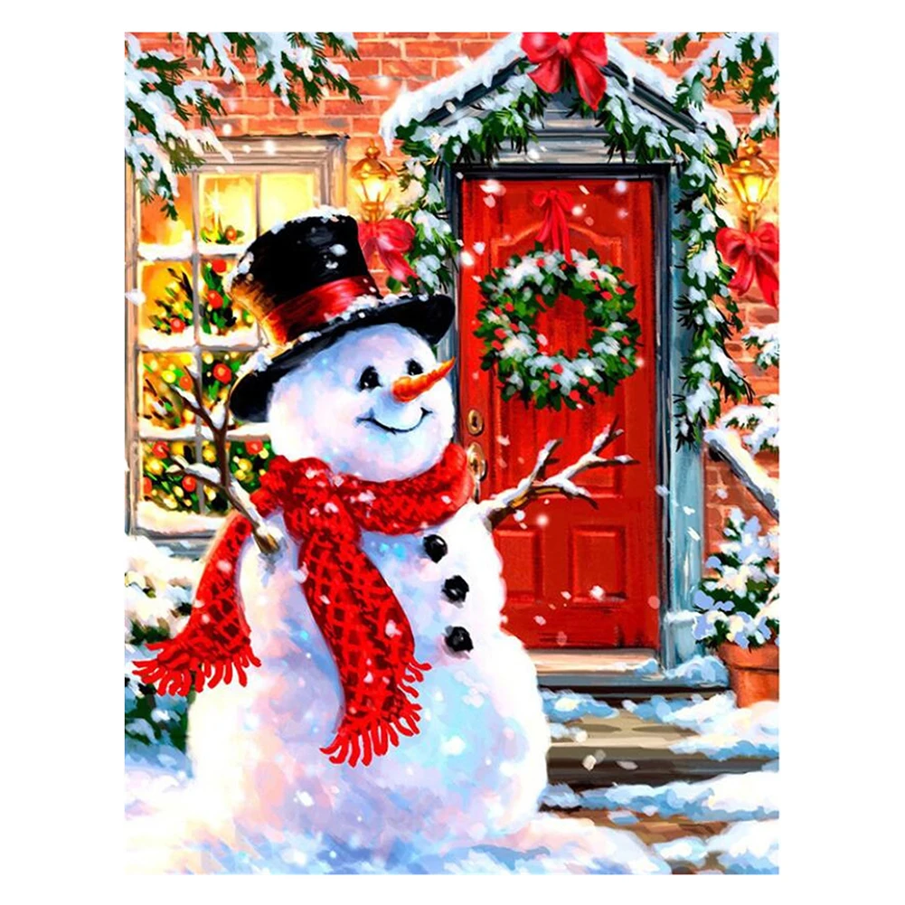 5D Full Drill Diamond Painting Art Christmas Snowman In Front Of Door 30X40cmWall Home Decoration DIY Handmade Xmas Gift
5D Full Drill Diamond Painting Art Christmas Snowman In Front Of Door 30X40cmWall Home Decoration DIY Handmade Xmas Gift