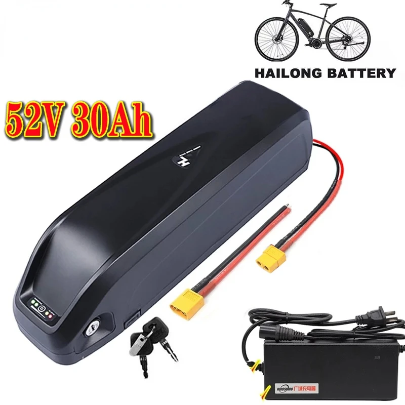 Original 52V Battery 30AH 52V Ebike Battery Hailong Electric Bike Battery 30A 500W750W 1000W 18650 Cell BBS02 BBS03 BBSHD Bafang
Original 52V Battery 30AH 52V Ebike Battery Hailong Electric Bike Battery 30A 500W750W 1000W 18650 Cell BBS02 BBS03 BBSHD Bafang