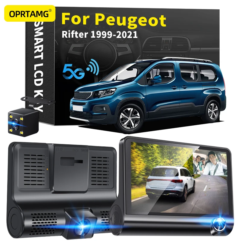 OPRTAMG Dash Cam Car DVR 3 Cameras Lens 4.0 Inch 1080P dashcam For Peugeot Rifter 1994 1995 1996 1997-2018 2019 2020 2021 2022 
OPRTAMG Dash Cam Car DVR 3 Cameras Lens 4.0 Inch 1080P dashcam For Peugeot Rifter 1994 1995 1996 1997-2018 2019 2020 2021 2022