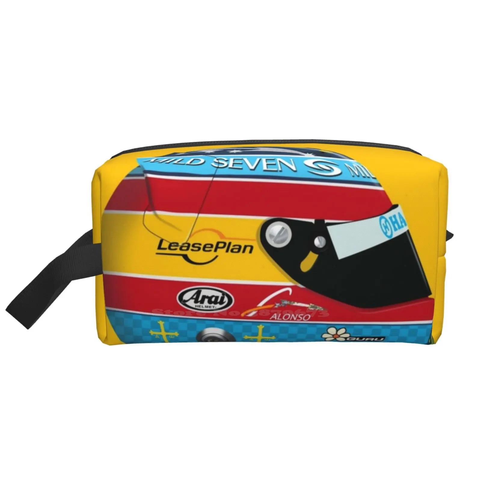 Шлем Фернандо 2005. Портативная сумка для хранения, большая дорожная сумка для ванной, Фернандо Алонсо, Grand Prix Auto
Шлем Фернандо 2005. Портативная сумка для хранения, большая дорожная сумка для ванной, Фернандо Алонсо, Grand Prix Auto