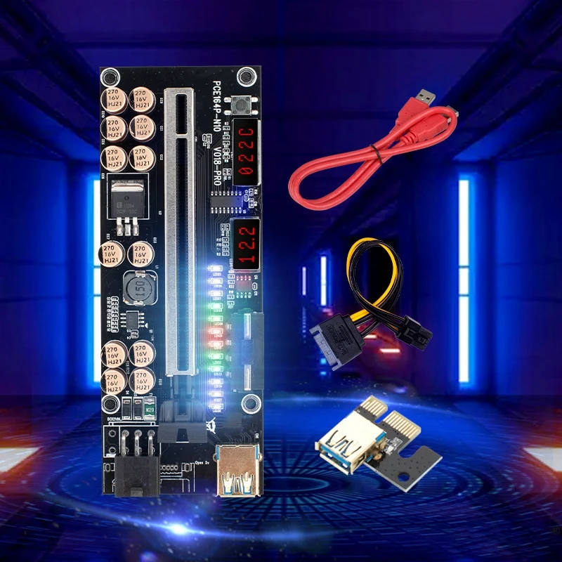 Плата расширения VER018 PRO USB 3,0 PCI-E, Кабель-адаптер для видеокарты PCI-E с 1X на 16X, кабель-удлинитель для видеокарты PCIE
Плата расширения VER018 PRO USB 3,0 PCI-E, Кабель-адаптер для видеокарты PCI-E с 1X на 16X, кабель-удлинитель для видеокарты PCIE
