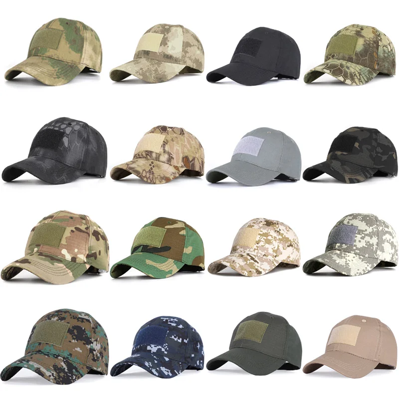 Men's Camouflage Sports Military Hunting Cap Ladies Leisure Baseball Sunshade Caps Outdoor Mountain Climbing Travel Supplies
Men's Camouflage Sports Military Hunting Cap Ladies Leisure Baseball Sunshade Caps Outdoor Mountain Climbing Travel Supplies