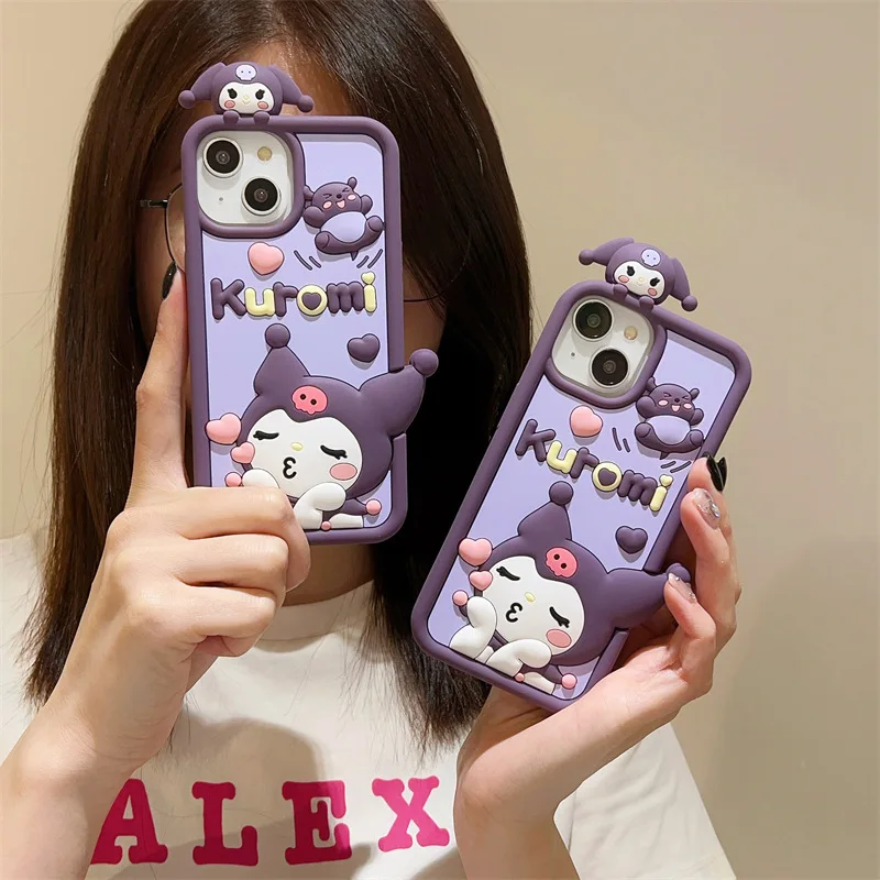 Милый мультяшный чехол для телефона Sanrio Kuromi для iPhone 14 13 12 11 Pro Max Mini Xs Xr X 8 7 6S 6 Plus, аниме, силиконовый мягкий чехол
Милый мультяшный чехол для телефона Sanrio Kuromi для iPhone 14 13 12 11 Pro Max Mini Xs Xr X 8 7 6S 6 Plus, аниме, силиконовый мягкий чехол