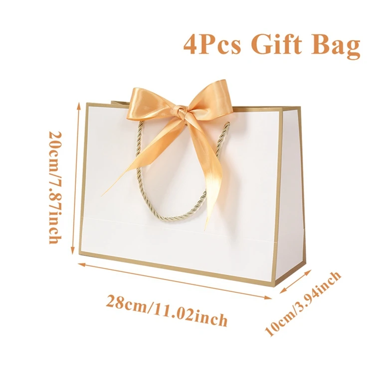 Картонный подарочный пакет с бантом FENGRISE
Картонный подарочный пакет с бантом FENGRISE