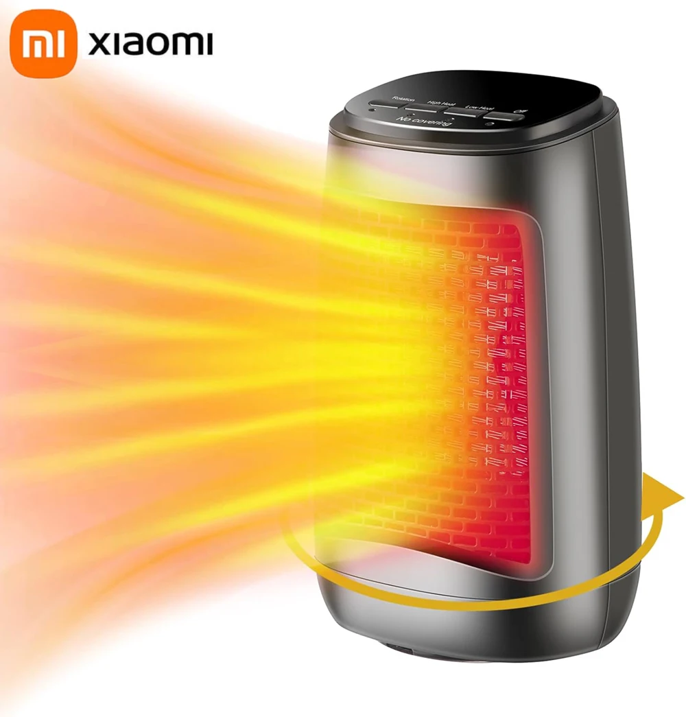 Комнатный обогреватель XIAOMI, быстрый и безопасный нагрев PTC с термостатом мощностью 1500 Вт, электрический портативный керамический обогреватель, 3 режима колебаний 70 °, модернизированный небольшой обогреватель для
Комнатный обогреватель XIAOMI, быстрый и безопасный нагрев PTC с термостатом мощностью 1500 Вт, электрический портативный керамический обогреватель, 3 режима колебаний 70 °, модернизированный небольшой обогреватель для