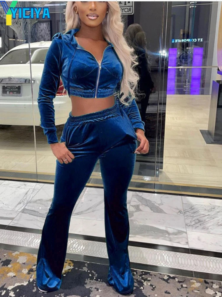 YICIYA Women's Tracksuit Sewing Suit Velvet Two Piece Set Sweatshirt And Pants Jogging Suit Sportswear Outfit Women Clothing
YICIYA Women's Tracksuit Sewing Suit Velvet Two Piece Set Sweatshirt And Pants Jogging Suit Sportswear Outfit Women Clothing