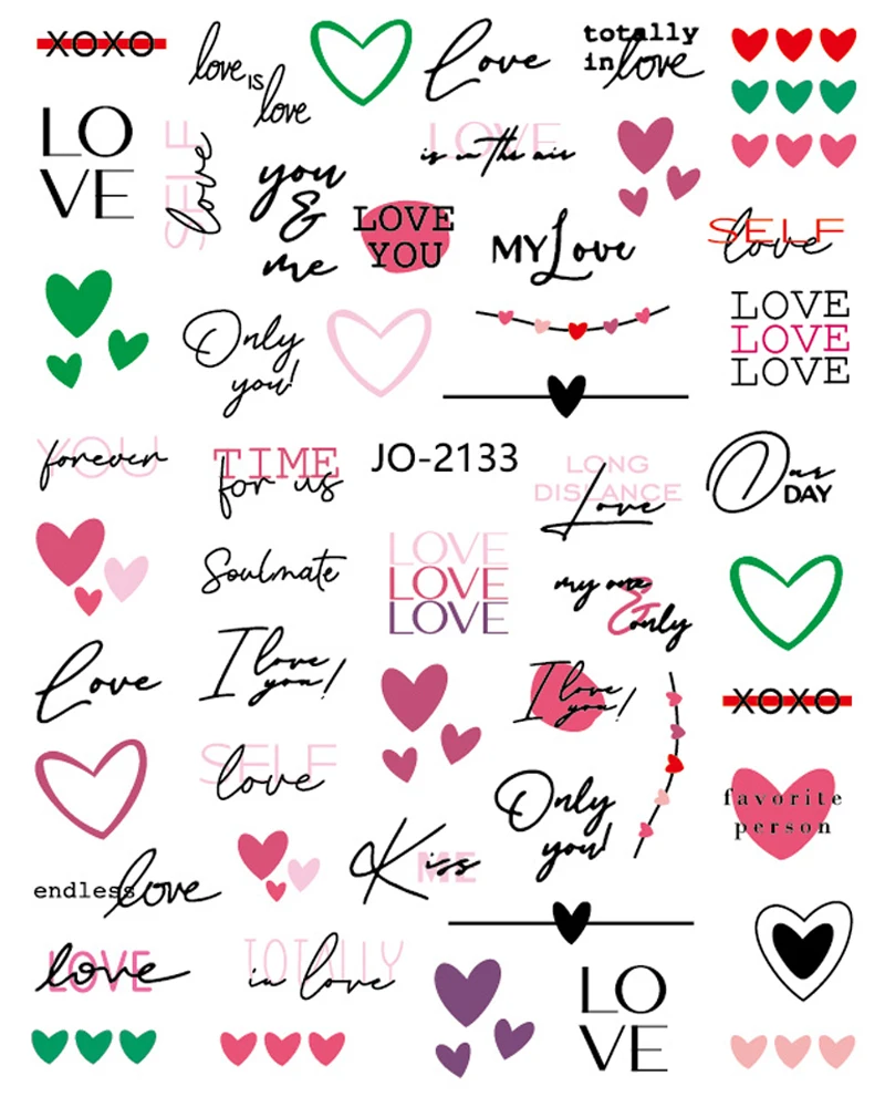 1PCS Retro Abstract Colorful Heart Line 3D Nail Sticker Nail Art Decoration Rose Applique Valentine's Day Nail Art Sticker
1PCS Retro Abstract Colorful Heart Line 3D Nail Sticker Nail Art Decoration Rose Applique Valentine's Day Nail Art Sticker
