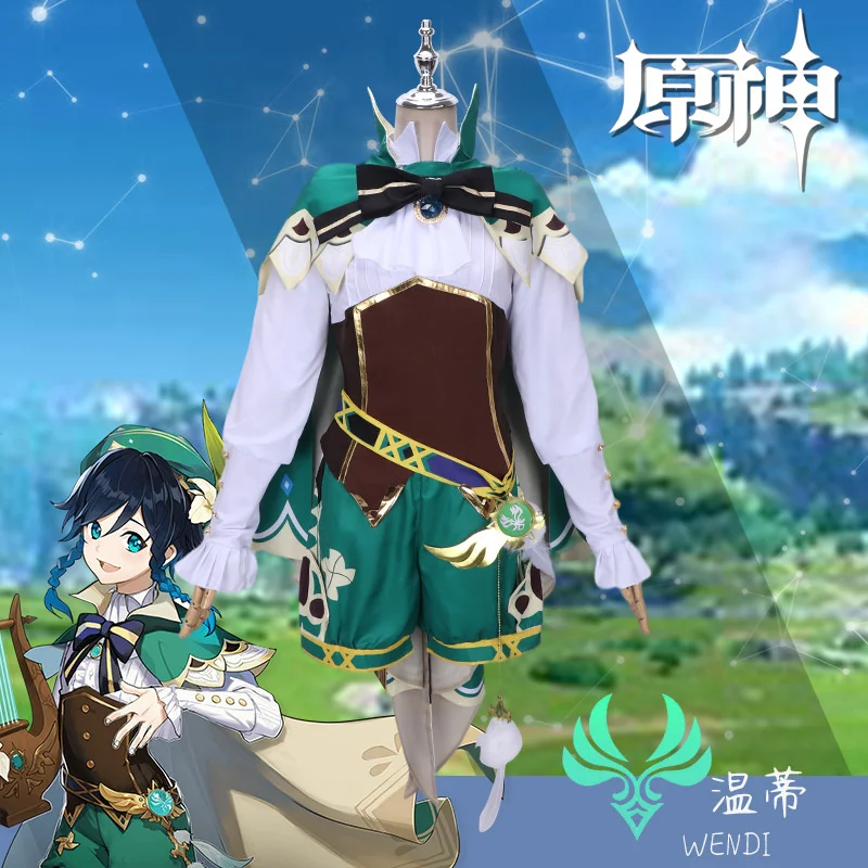 Game Genshin Impact Cosplay Halloween Anime Party Wendy Genshin Impact Barbatos Costume Full Set
Game Genshin Impact Cosplay Halloween Anime Party Wendy Genshin Impact Barbatos Costume Full Set