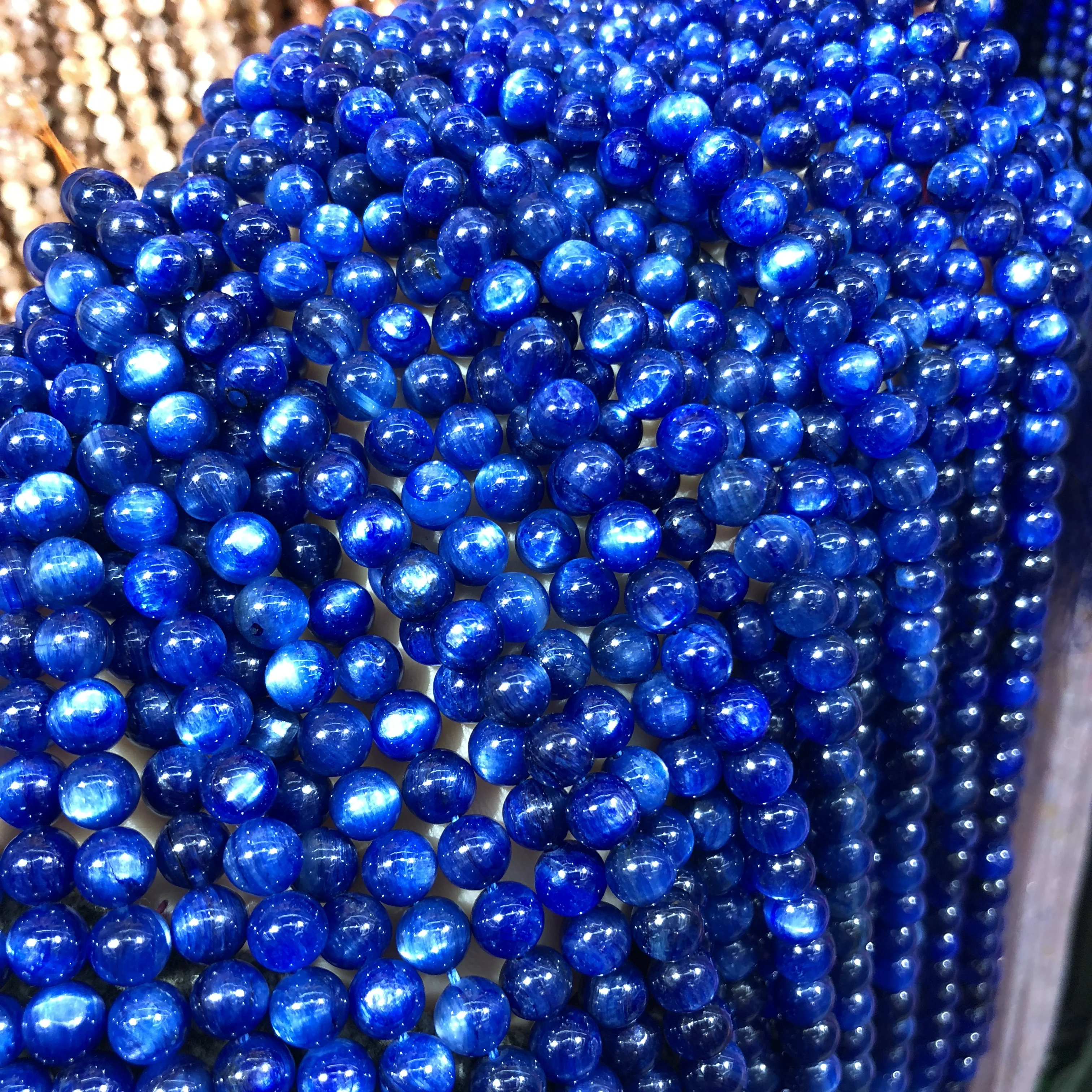 Natural Blue Beads Round Shape Kyanite Beads Loose Spacer Beaded for Jewelry Making DIY Necklace Bracelet Accessories Wholesale
Natural Blue Beads Round Shape Kyanite Beads Loose Spacer Beaded for Jewelry Making DIY Necklace Bracelet Accessories Wholesale