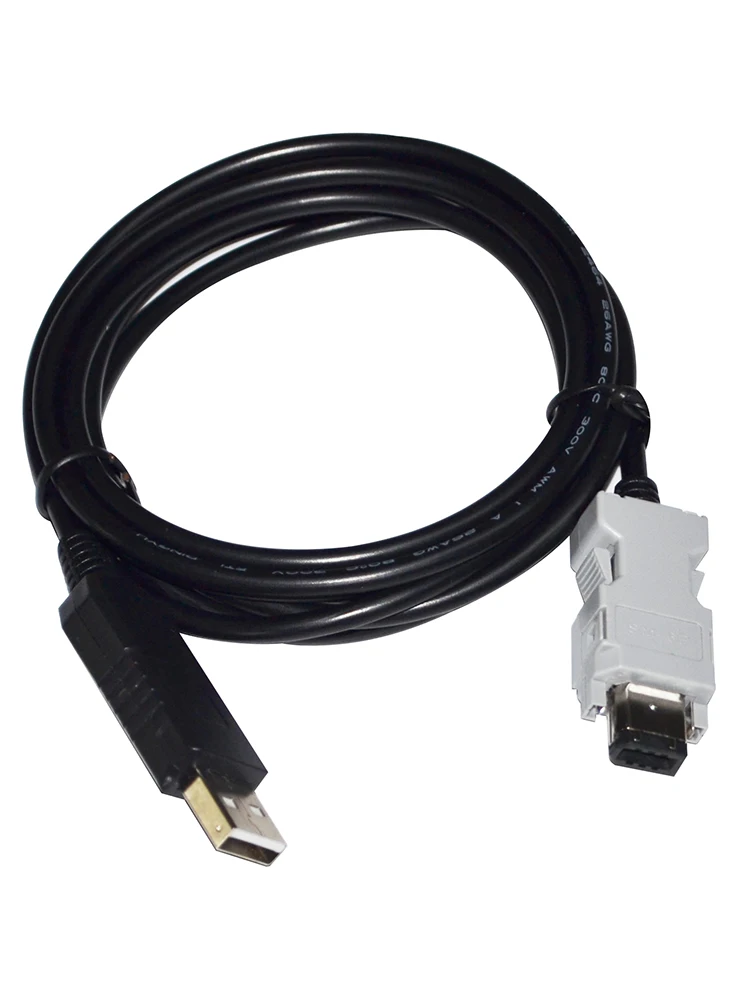 USB TO SM-6P ENCODER RS232 SERIAL CABLE IEEE1394 COMMUNICATION KABLE FOR DELTA SDA-B2/AB CN3 PORT I/O USB-ASD-CNUS0A08 
USB TO SM-6P ENCODER RS232 SERIAL CABLE IEEE1394 COMMUNICATION KABLE FOR DELTA SDA-B2/AB CN3 PORT I/O USB-ASD-CNUS0A08